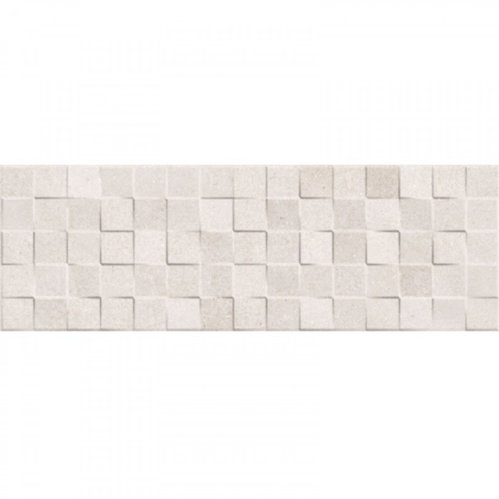 Cartago Decorado Cubik Beige 25×75 Ανάγλυφο διακοσμητικό πλακάκι